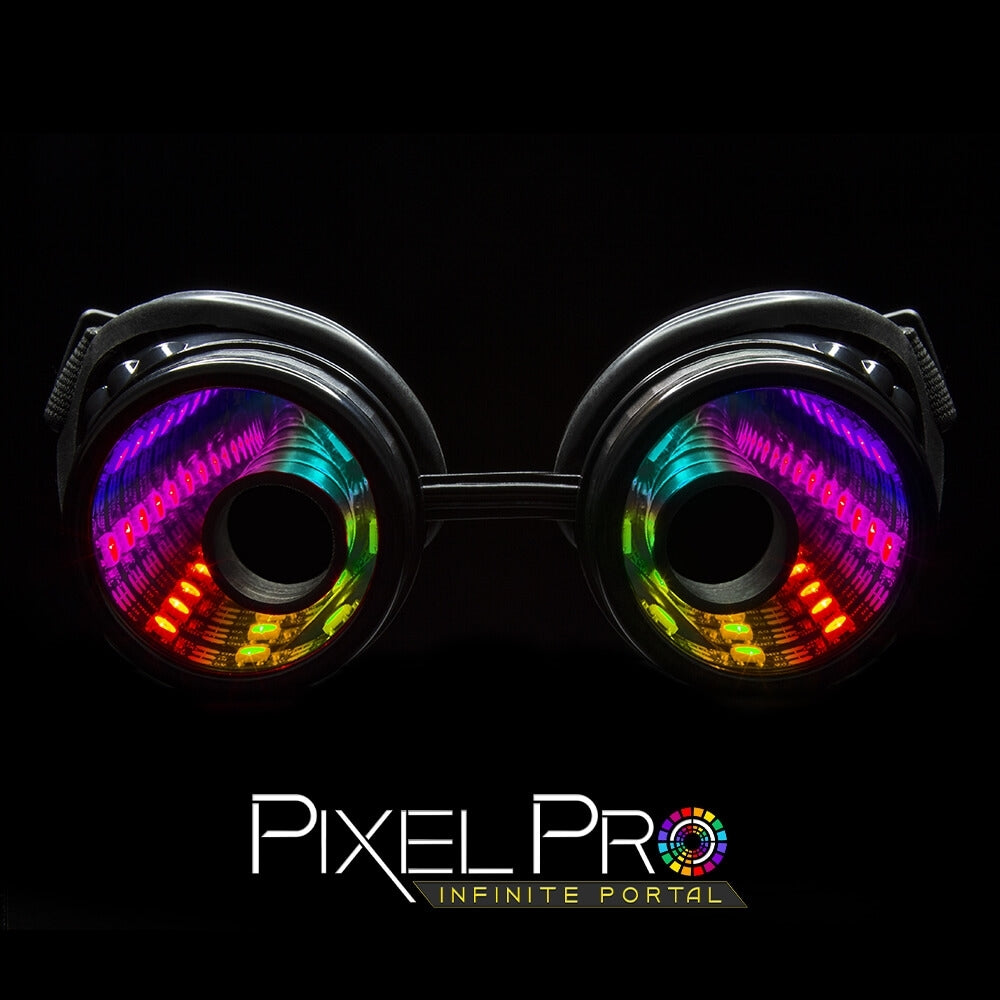 GloFX Pixel Pro Infinite Portal LED Goggles