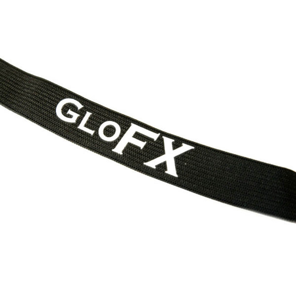 GloFX Kaleidoscope Goggles - Black Spike - Rainbow Fractal