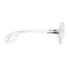 GloFX Kaleidoscope Glasses - Clear - Wormhole Flat Back