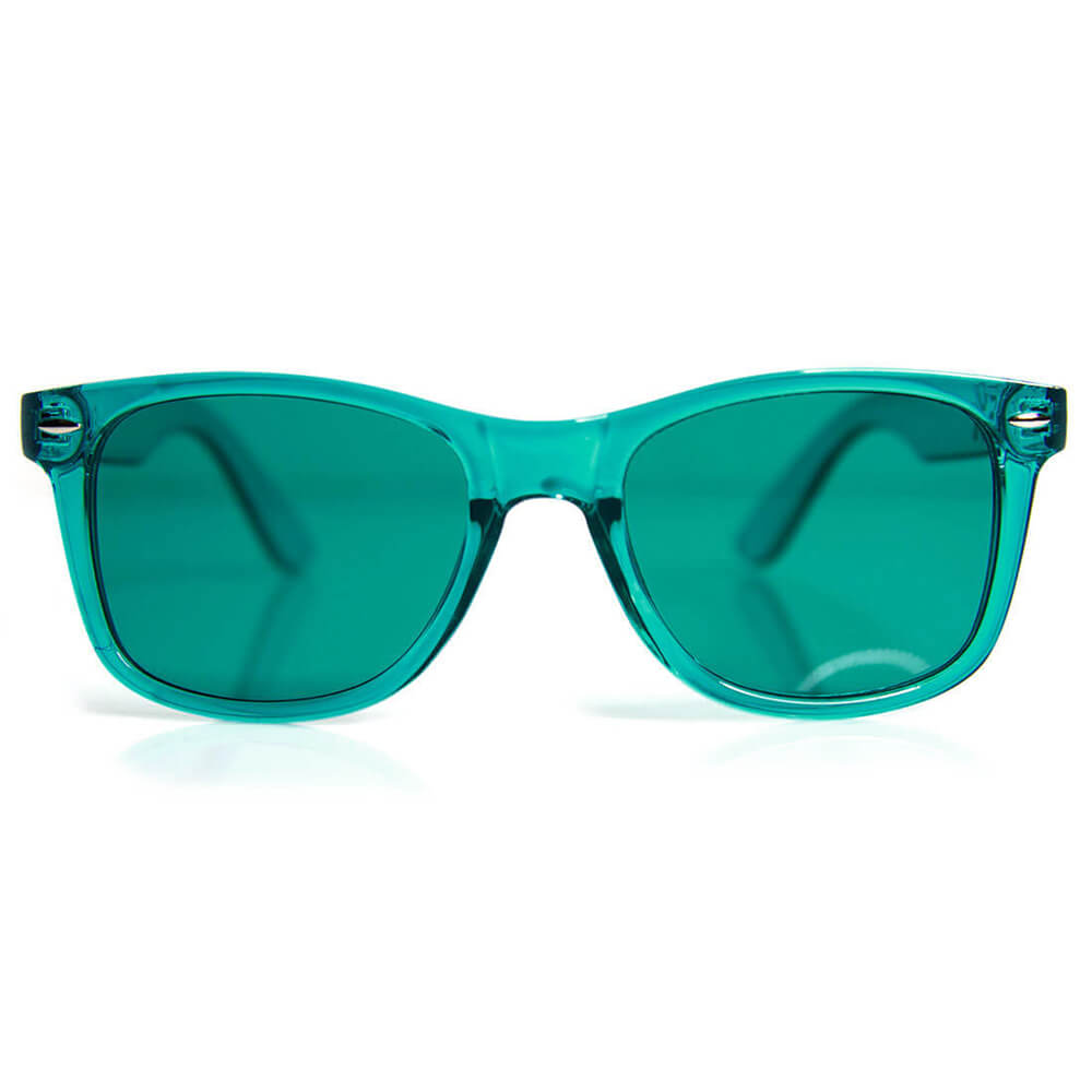 GloFX Colour Therapy Glasses - Aqua Blue