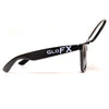 GloFX Diffraction Flip Sunglasses - Black