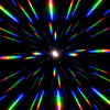 Kandi Swirl Diffraction Glasses - Rainbow Gradient