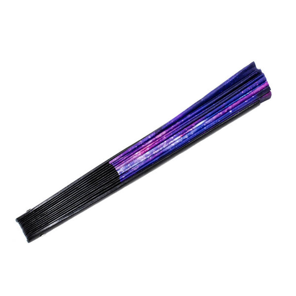 GloFX Festival Folding Fan - Galaxy