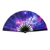 GloFX Festival Folding Fan - Galaxy