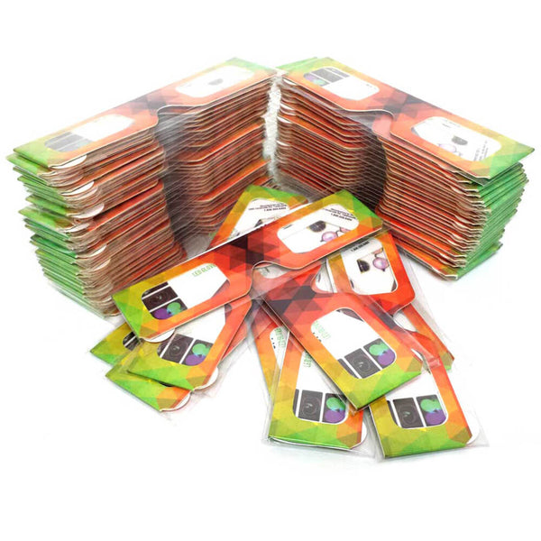 GloFX Paper Diffraction Glasses - Orange Geometric