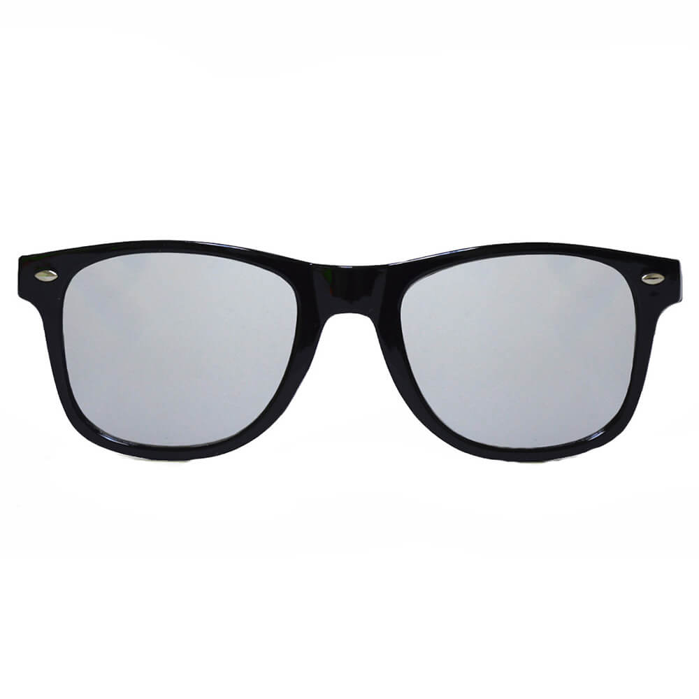 GloFX Diffraction Glasses - Black - Silver Mirror