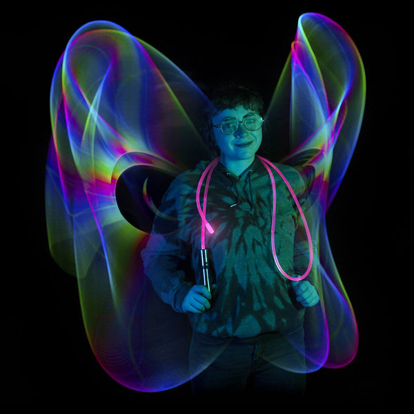 GloFX Space Whip Remix Cosmic Cable Light Art