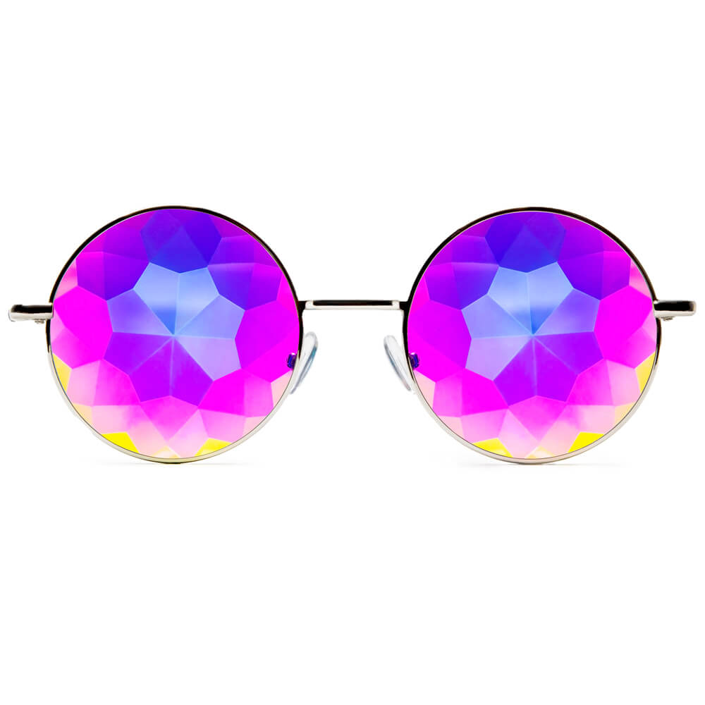 GloFX Imagine Kaleidoscope Glasses - Silver