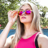 Kandi Swirl Diffraction Glasses - Rainbow Gradient