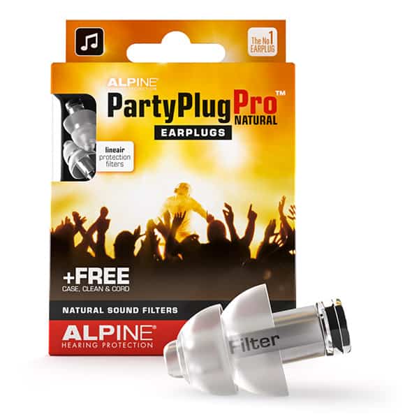 Alpine PartyPlug Pro Natural Earplugs