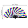 GloFX Festival Folding Fan - Trippy
