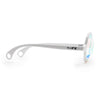 GloFX Kaleidoscope Glasses - White - Wormhole Flat Back