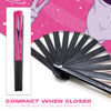 GloFX Festival Folding Fan - Pink Alien