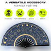 GloFX Festival Folding Fan - Zodiac