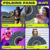 GloFX Festival Folding Fan - Zodiac