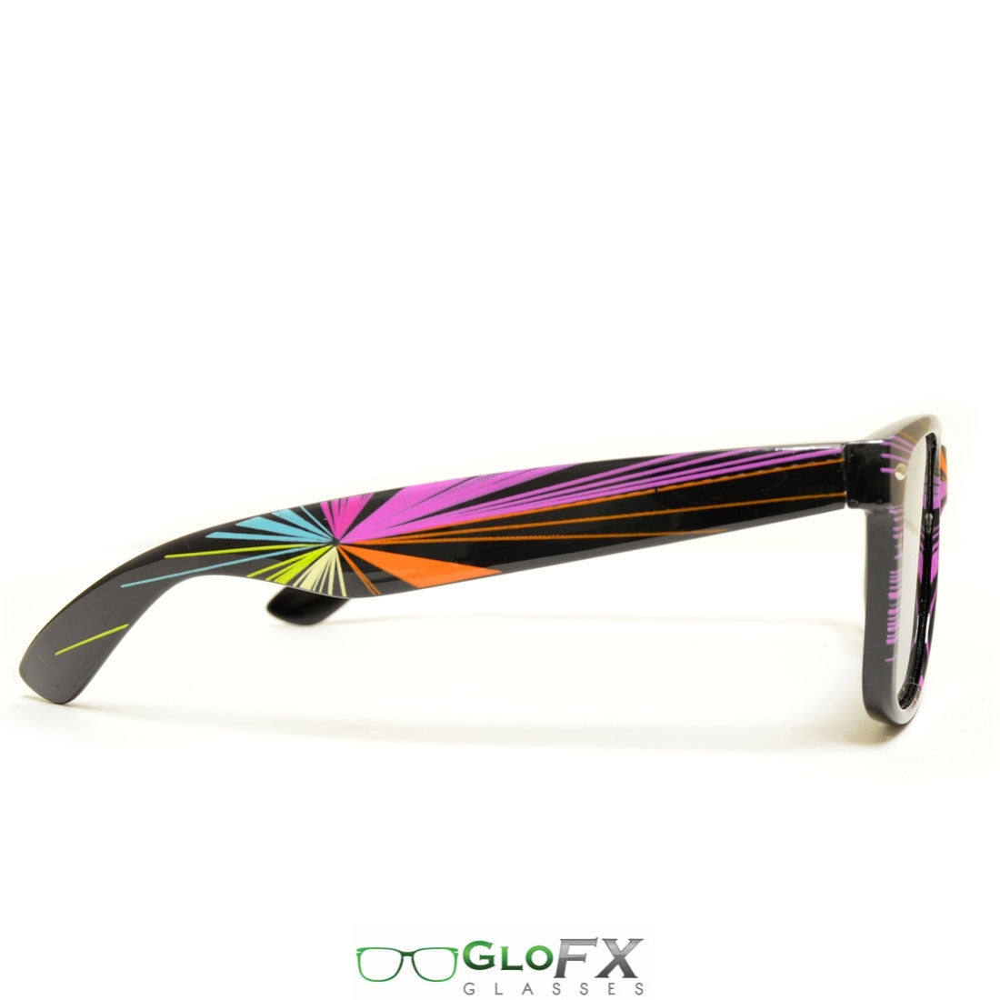 GloFX Starburst Diffraction Glasses - Clear lens