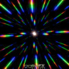 GloFX Metal Pilot Aviator Style Diffraction Glasses - Silver Mirror