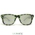 GloFX Pot Leaf Diffraction Glasses - Emerald tinted