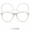 GloFX Matrix Diffraction Glasses - White