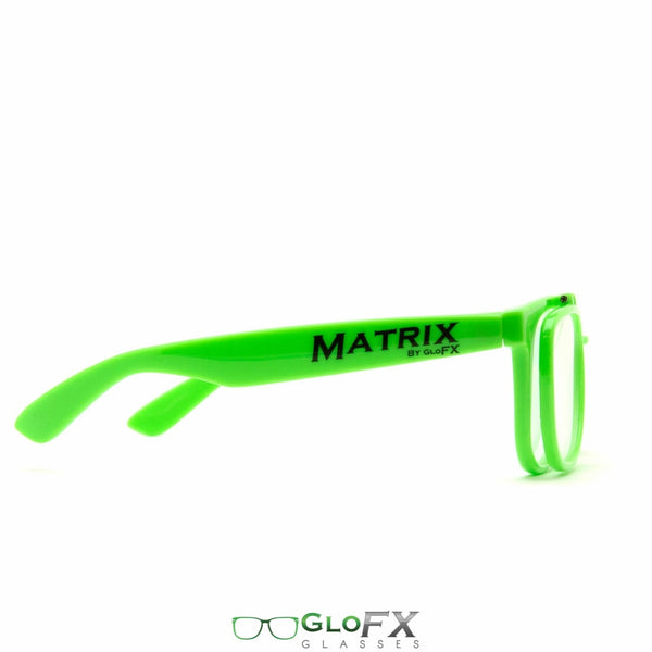 GloFX Matrix Diffraction Glasses - Green