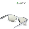 GloFX Chrome Diffraction Glasses - Silver Mirror