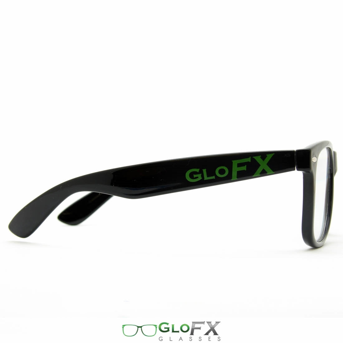 GloFX Ultimate Diffraction Glasses - Black - Clear