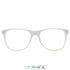 GloFX Ultimate Diffraction Glasses - White - Clear