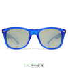 GloFX Ultimate Diffraction Glasses - Transparent Blue - Emerald Tinted