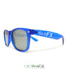 GloFX Ultimate Diffraction Glasses - Transparent Blue - Emerald Tinted