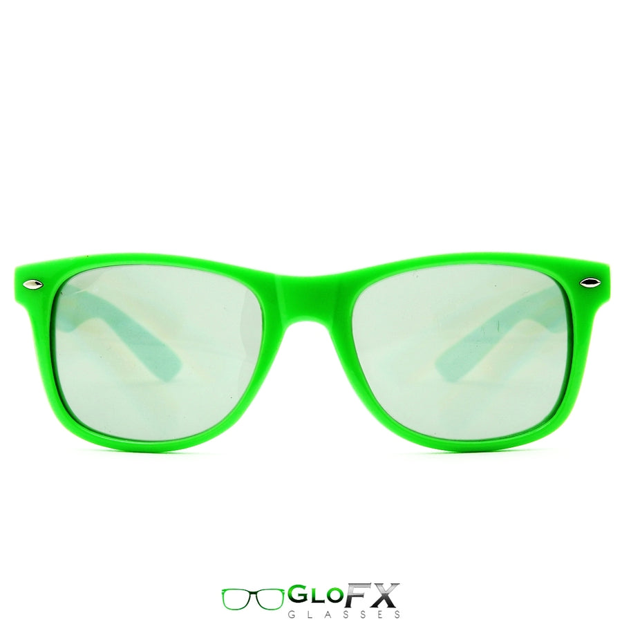GloFX Ultimate Diffraction Glasses - Green - Emerald Tinted