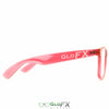 GloFX Ultimate Diffraction Glasses - Transparent Red - Clear