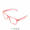 GloFX Ultimate Diffraction Glasses - Transparent Red - Clear