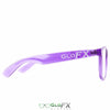 GloFX Ultimate Diffraction Glasses - Transparent Purple - Clear