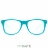 GloFX Ultimate Diffraction Glasses - Blue - Clear