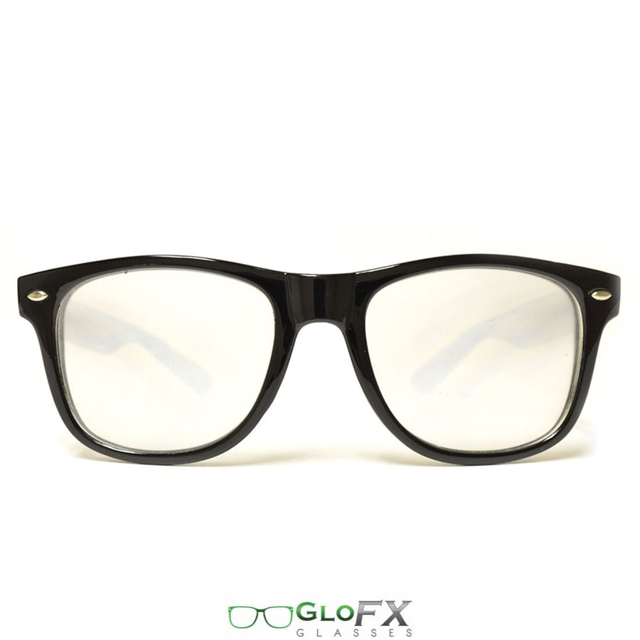 GloFX Ultimate Extreme Diffraction Glasses - Black - Clear