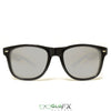 GloFX Ultimate Extreme Diffraction Glasses - Black - Grey Tinted