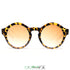 GloFX Round Tortoise Shell Diffraction Glasses - Amber Tinted