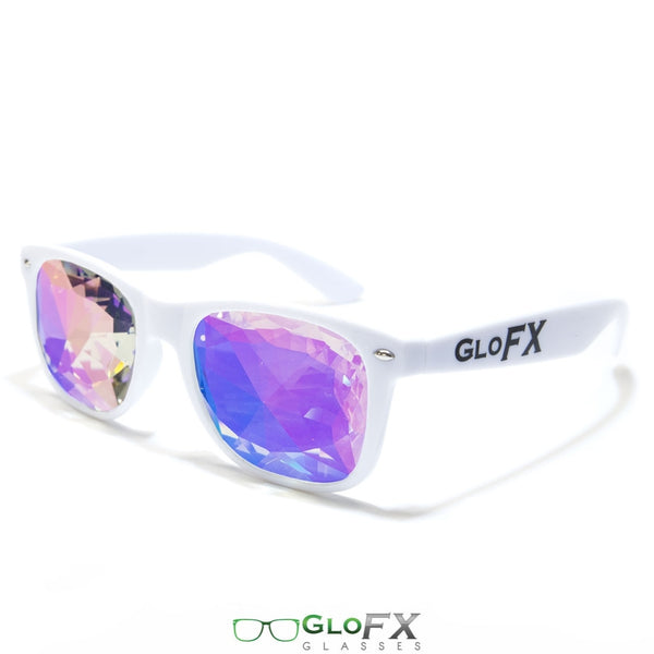 GloFX Ultimate Kaleidoscope Glasses - White