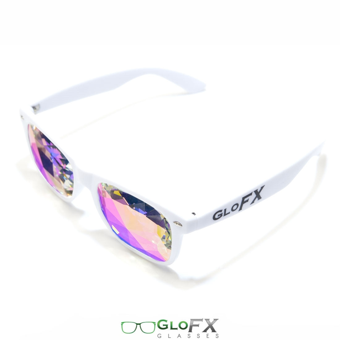 GloFX Ultimate Kaleidoscope Glasses - White