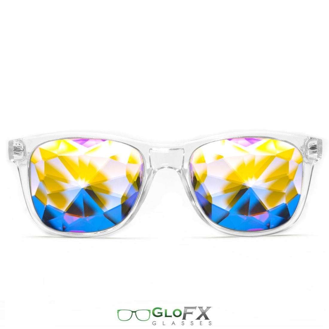 GloFX Ultimate Kaleidoscope Glasses - Clear