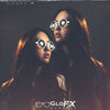 GloFX Kaleidoscope Glasses - White - Clear Wormhole