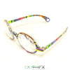 GloFX Kaleidoscope Glasses - Tribal - Clear