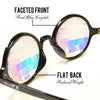 GloFX Kaleidoscope Glasses - Black - Rainbow Bug-Eye