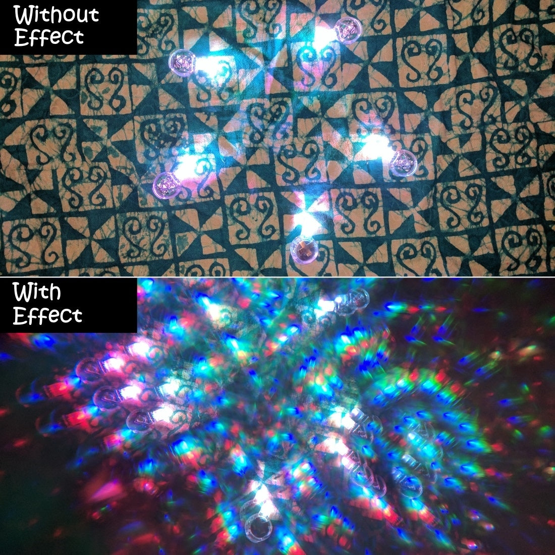 GloFX Kaleidoscope + Diffraction Goggles - Chrome