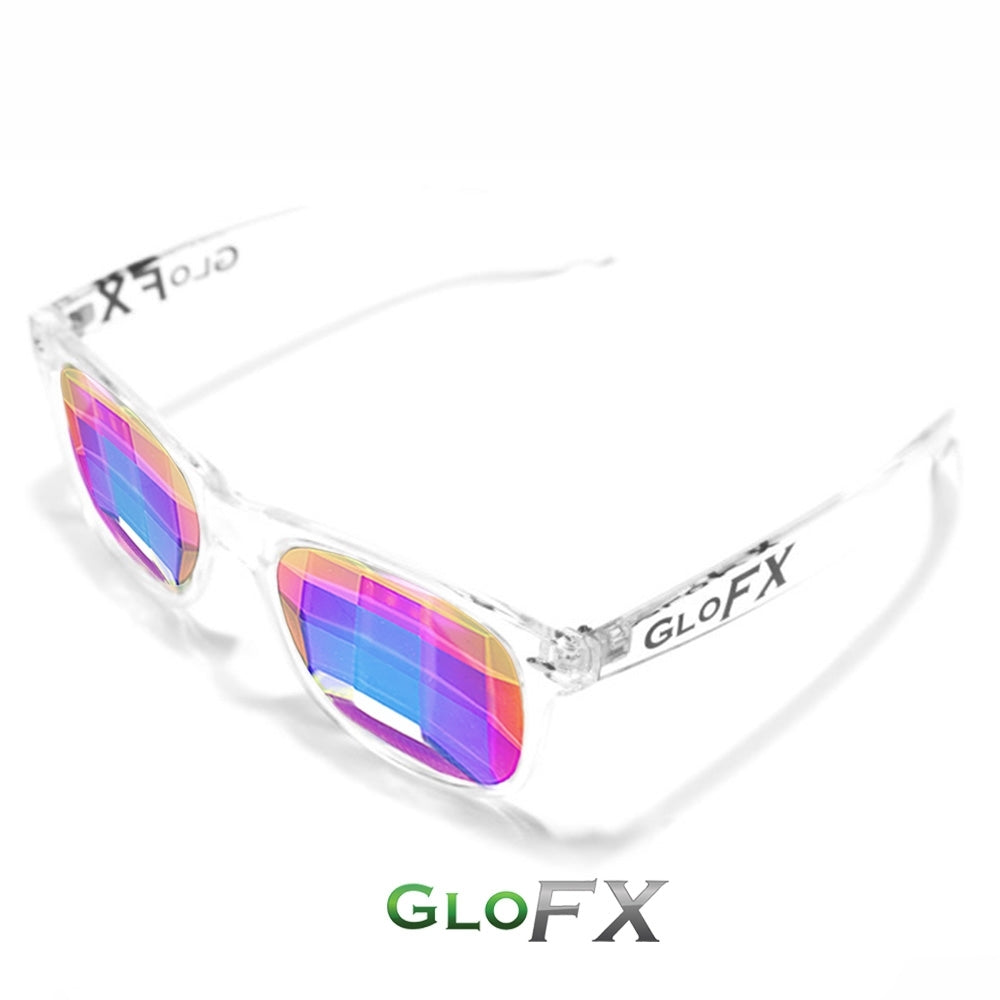 GloFX Ultimate Kaleidoscope Glasses - Clear - Bug-Eye