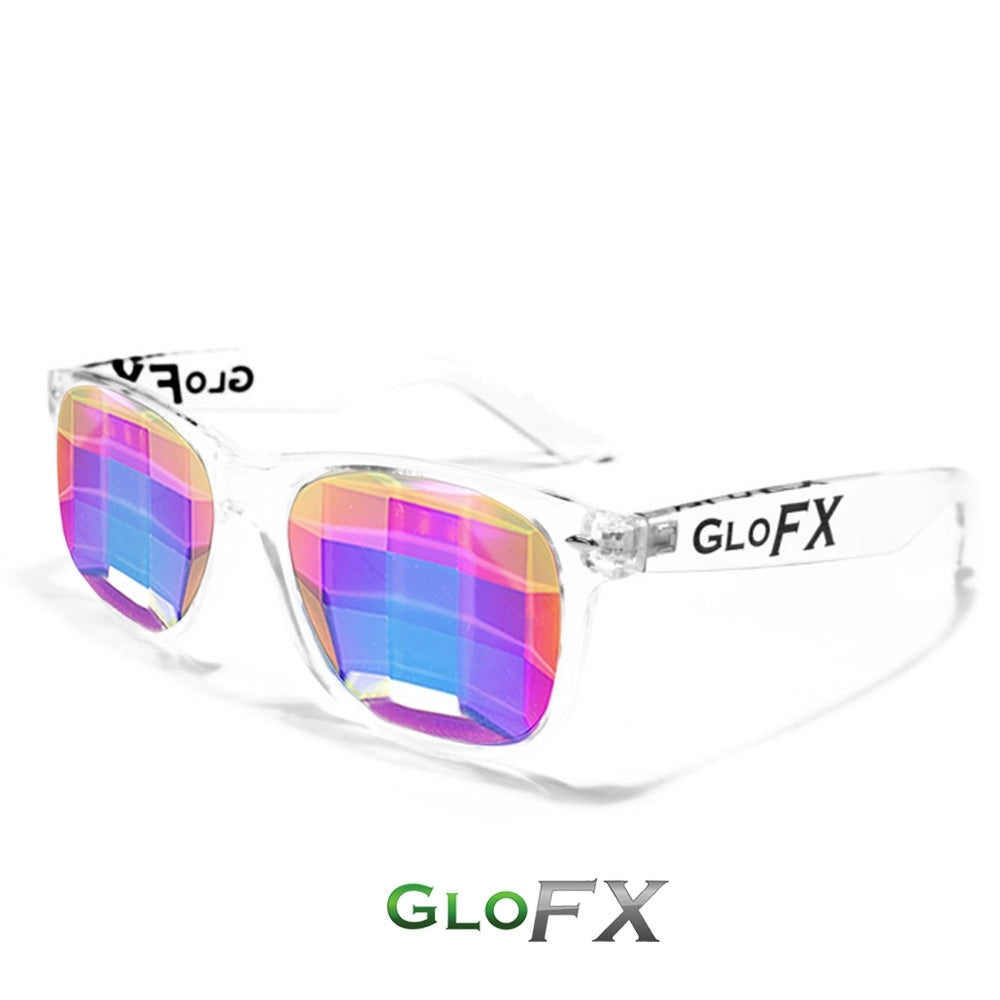 GloFX Ultimate Kaleidoscope Glasses - Clear - Bug-Eye