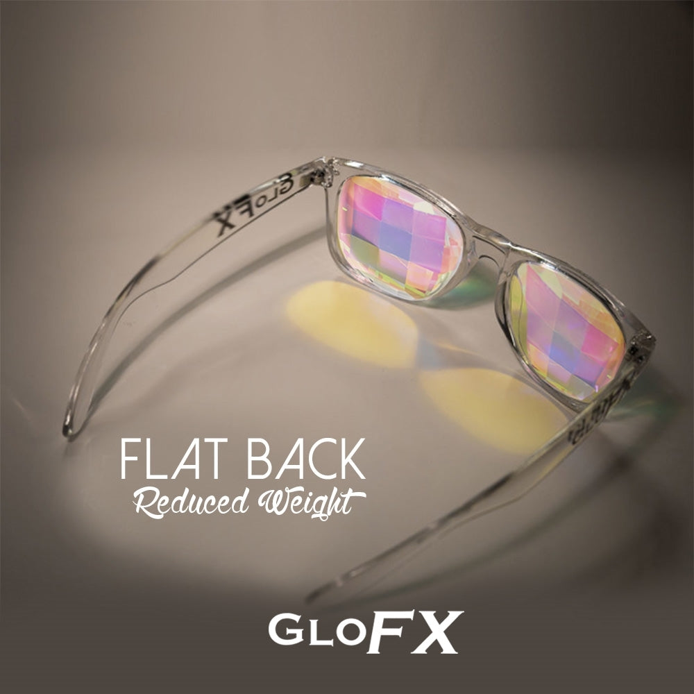 GloFX Ultimate Kaleidoscope Glasses - Clear - Bug-Eye