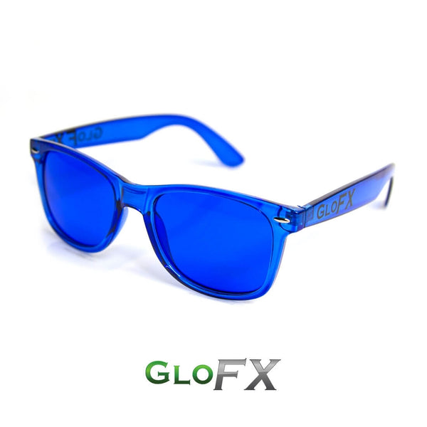 GloFX Colour Therapy Glasses - Deep Blue