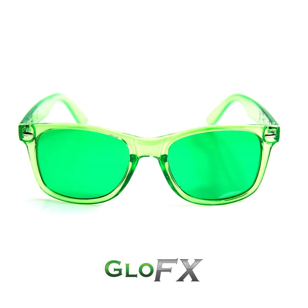 GloFX Colour Therapy Glasses - Green