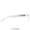 GloFX Standard Diffraction Glasses - White - Clear